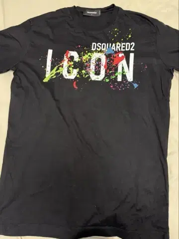 DSQUARED2 ICON 티셔츠 L 사이즈 블랙