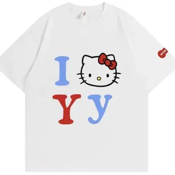 Open Yy x hello kitty 티셔츠