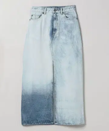 jeanasis 지나시스 데님 스커트 슬릿 스커트 롱 스커트