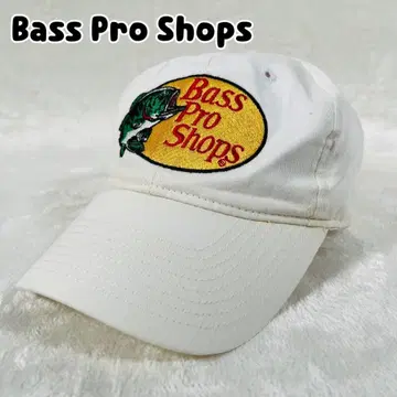 Bass Pro Shops 배스 프로 숍스 캡 화이트 자수 로고
