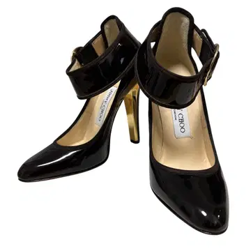 JIMMY CHOO 지미추 에나멜 펌프스 하이힐 스트랩