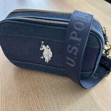 U.S.POLO ASSN. 폴로 아센 데님 숄더백