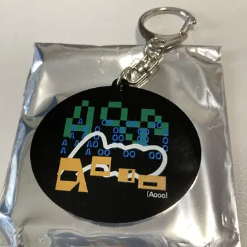 Aooo 랜덤 아크릴 키체인 블랙 검정 키링