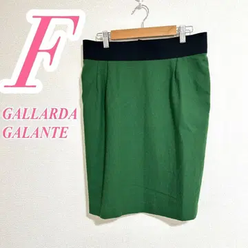 GALLARDA GALANTE 타이트 스커트 그린 블랙 무릎 기장
