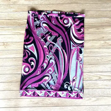Emilio Pucci 에밀리오 푸치 기하학 푸치 패턴 베어 탑 스커트