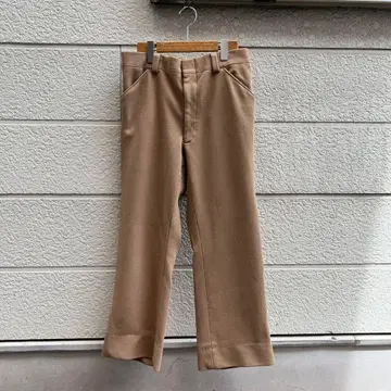 60s 70s USA 구제 의류 베이지 부츠 컷 슬랙스 빈티지