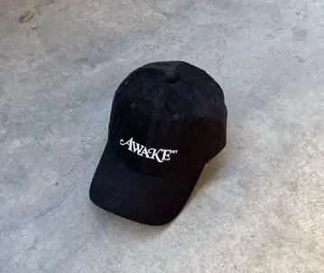 AWAKE 코듀로이 캡 블랙