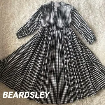 2023 BEARDSLEY 비어즐리 선염 개더 원피스 깅엄