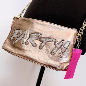 미사용 Betsey Johnson LED 조명 숄더 백 수입품
