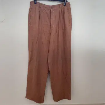 Papas 팬츠 린넨 린넨 봄/여름 턱 팬츠