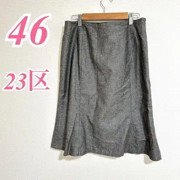 23구 그레이 스커트 46 머메이드 예쁜 코디 오피스 캐주얼