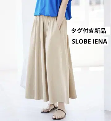 택 포함 새상품 SLOBE IENA 플레어 스커트