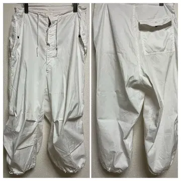 USARMY90s 빈티지 스노우 카모 오버 팬츠 포켓 부대 숏 길이