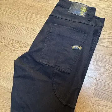 새상품급 56design EDWIN 콜라보 3D FIT 카고 블랙 XL