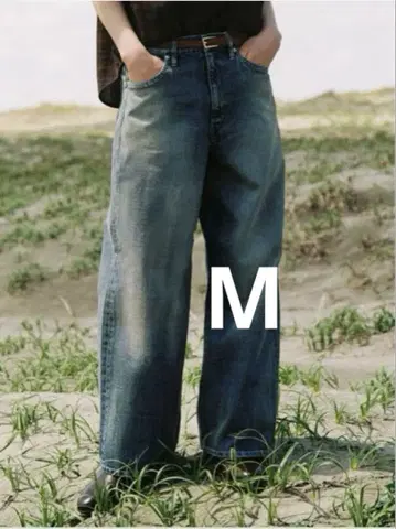 SEMI WIDE HERITAGE DENIM PANTS M 사이즈