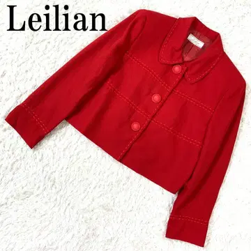 Leilian 레리안 숏 자켓 레드 7 B9169