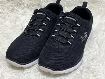 SKECHERS 스케쳐스 MEMORY FOAM 블랙 스니커즈