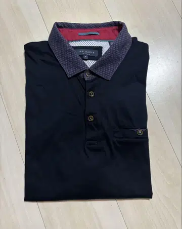 TEDBAKER 테드 베이커 반팔 피케 셔츠 블랙 5(XL)