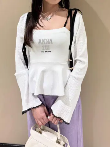 LILYBROWN ANNA SUI 페플럼 탑