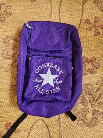 택 포함 새상품 CONVERSE 컨버스 백팩 퍼플