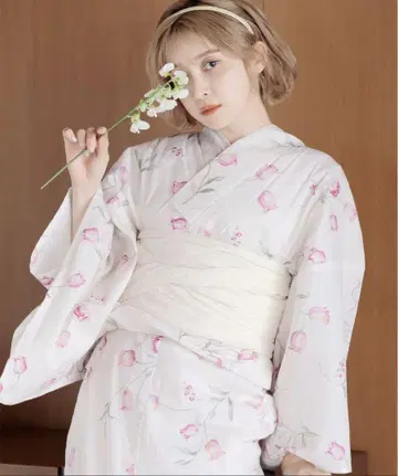 혼자서 입을 수 있는 유카타 2개 세트 와카야마 염색 일본 염색
