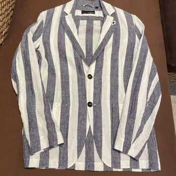 라르디니 LARDINI 시어서커 자켓 사이즈 XXS 스트라이프