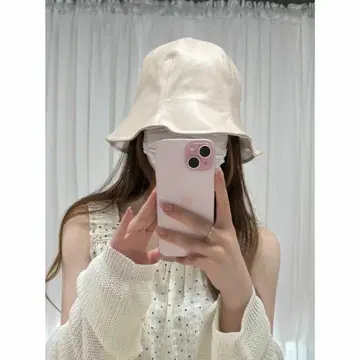 귀여운 버킷 햇 튤립햇 아이보리