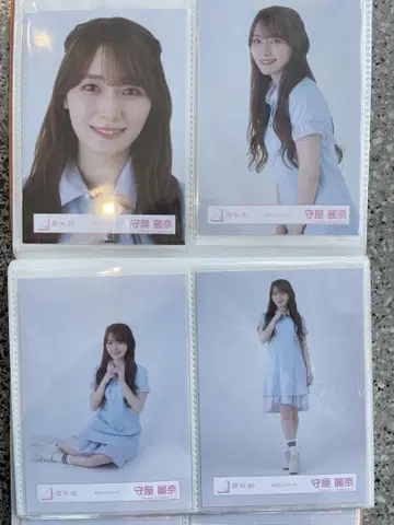 모리야 레이나 사쿠라자카46 피케 셔츠 코디 브로마이드 4종 컴프