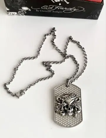 Ed Hardy 에드 하디 스컬 목걸이
