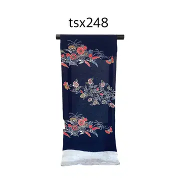 tsx248 중고품 옷감 하마 크레이프 원단 순수 실크