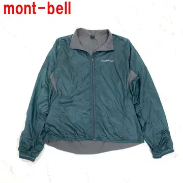 A6421 몽벨 점퍼 나일론 집업 그린 그레이 M