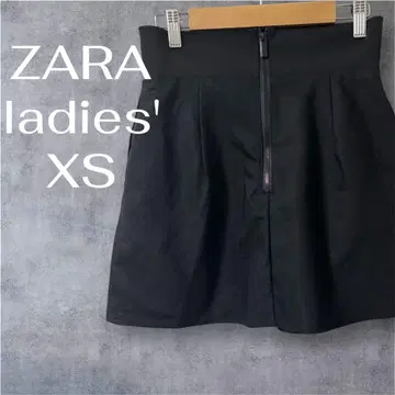 자라 여성용 XS 블랙 미니 스커트