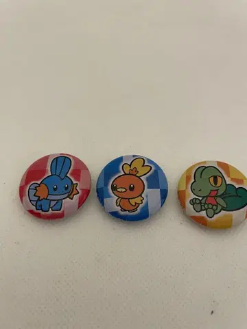 포켓몬 배지 3개 세트