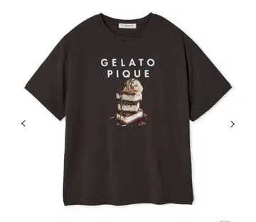 gelato pique COOL 레이온 디저트 로고 티셔츠