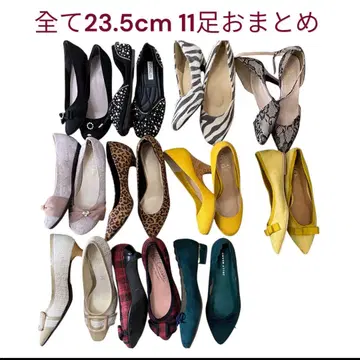 펌프스, 플랫슈즈 11켤레 묶음 판매 23.5cm