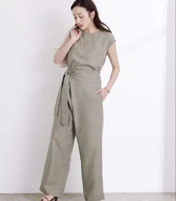 미사용 택 포함 ur's 린넨 라이크 셋업 S