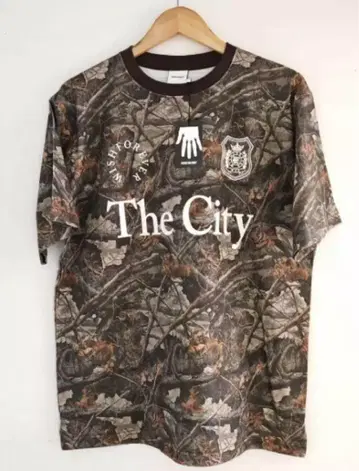 카모 패턴 티셔츠 The City WISH FOREVER L 사이즈