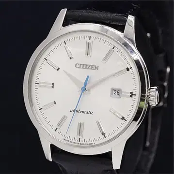 CITIZEN 자동 감기 손목시계 화이트