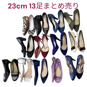 펌프스 플랫슈즈 13켤레 묶음 판매 모두 23cm
