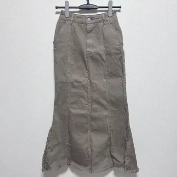 AZUL by moussy 프린지 머메이드 데님 스커트 S
