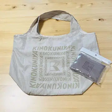 KINOKUNIYA 컴팩트 백 2개 세트 기노쿠니야 이치지쿠 에코백