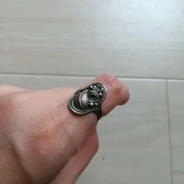 실버 장식 반지 구제 의류 빈티지