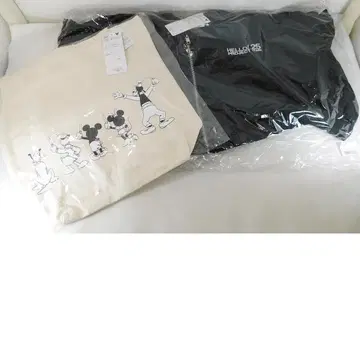 새상품 하로프로 x 디즈니 콜라보 후드티(XL)+토트백 2개 세트