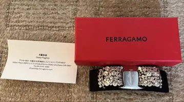 FERRAGAMO 블랙 헤어 클립