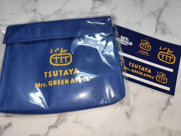 Mrs. GREEN APPLE 파우치와 키링 2개 세트