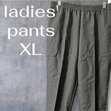 캐주얼 팬츠 그레이 여성용 팬츠 XL