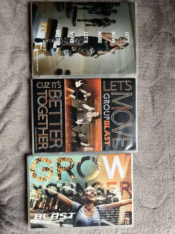 Group Blast DVD 3장 세트