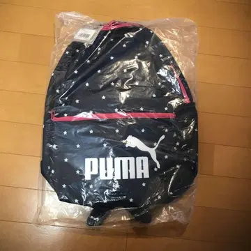 미사용 새상품 택 포함 PUMA 백팩 네이비 컬러 별 패턴