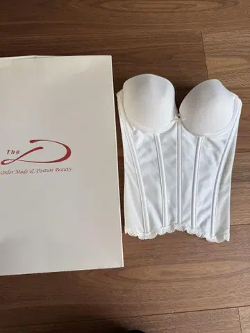 THE D 화이트 코르셋 브라이덜 이너 D65