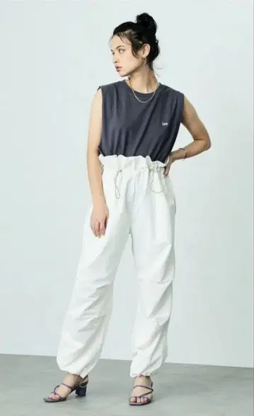 Lee 팬츠 화이트